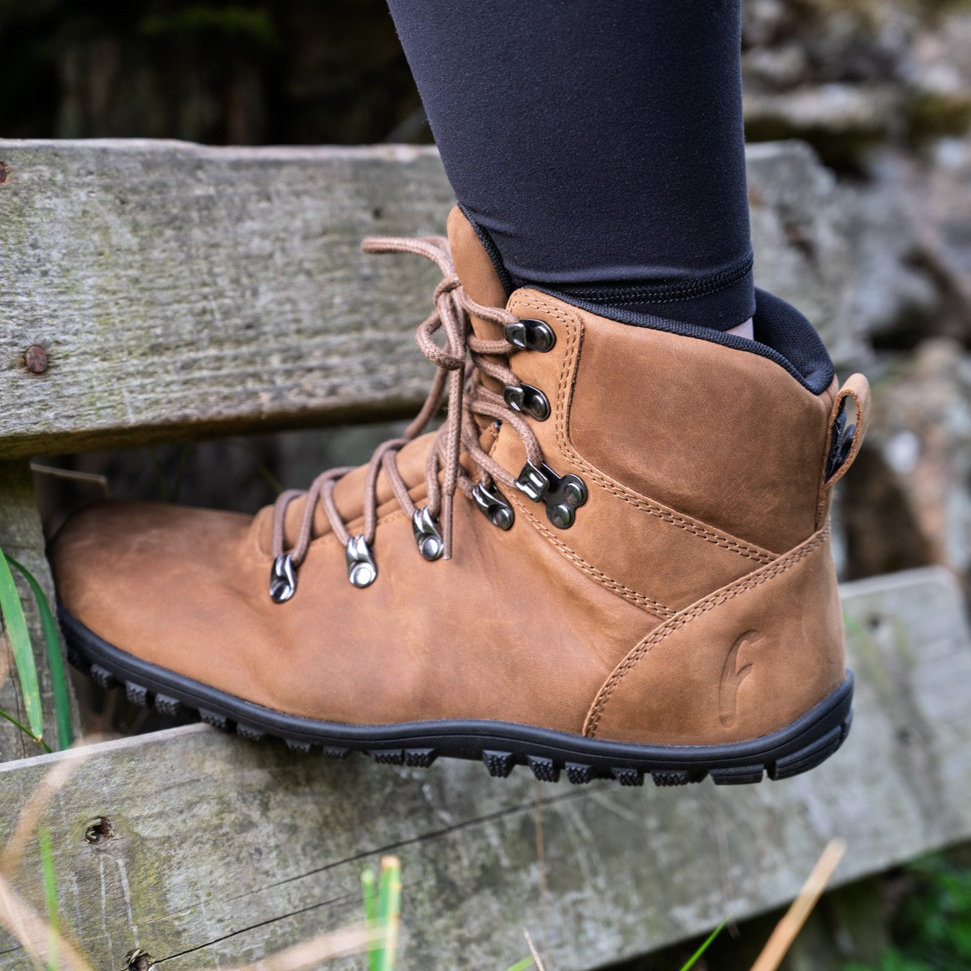 freet chamois leather barefoot hiking boot